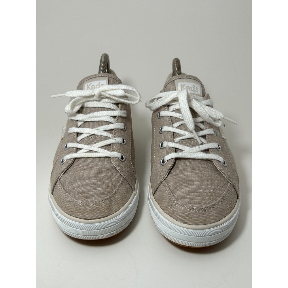 Keds Center II Tan Canvas Low Top‎ Sneakers Womens Size 8 WF67057